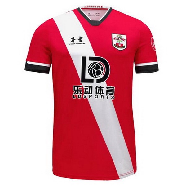 Camiseta Southampton Replica Primera Ropa 2020/21 Rojo Blanco